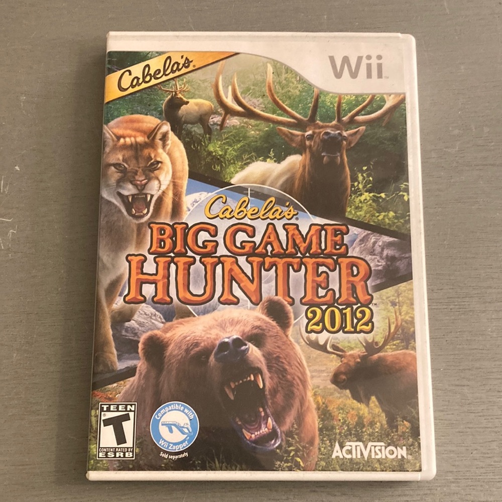 Cabelas Big Game Hunter 2012 Wii Game